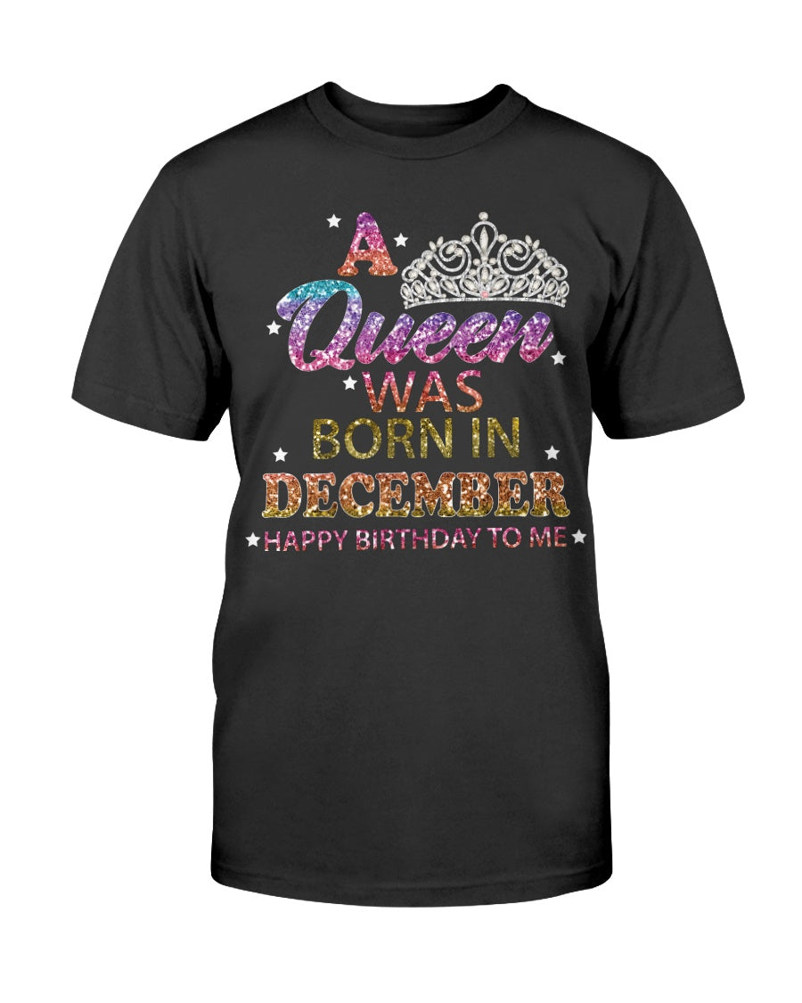 december birthday tee shirts